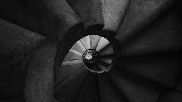 Escaleras interiores de la Sagrada Familia / Eugenio Mondejar - CREATIVE COMMONS 3.0