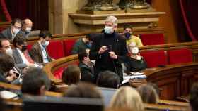 Josep Maria Argimon, consejero catalán de Salud, en una comparecencia en el Parlament / EP