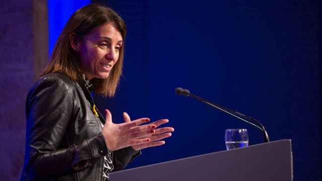 Meritxell Budó, vicepresidenta del Govern, en una rueda de prensa / EP