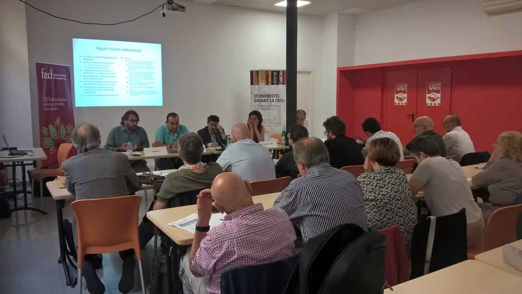 Debate sobre el Estado del Bienestar organizado por Federalistes d'Esquerres / CG