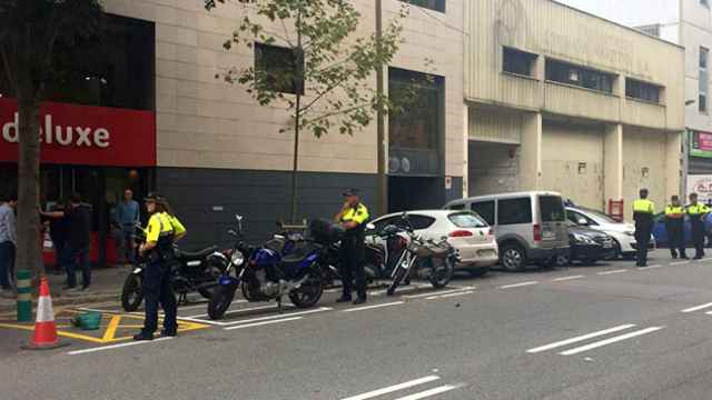 Almacén en el que el Ayuntamiento de Barcelona guarda las urnas municipales custodiadas por la Guardia Urbana