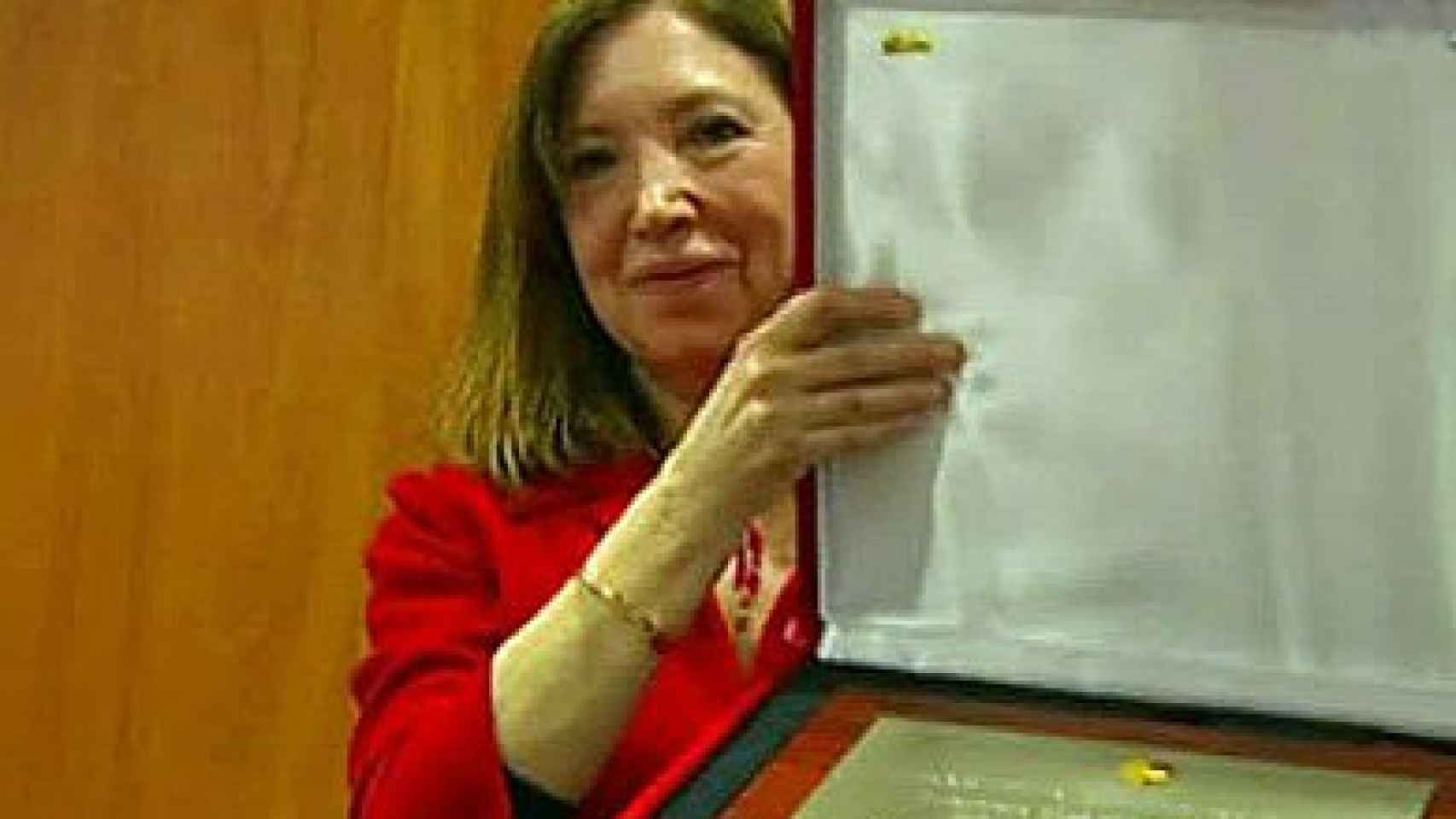 La directora del Instituto Pedraforca de Hospitalet de Llobregat, Dolores Agenjo