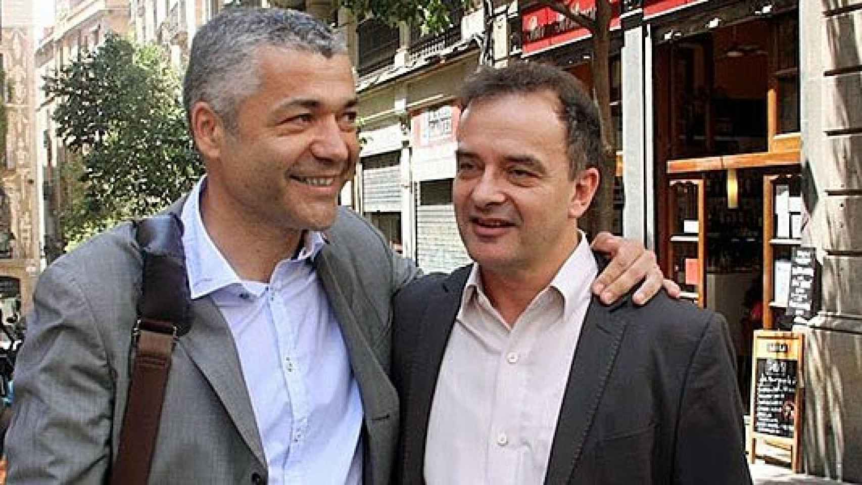 Oriol Amorós (izquierda) y Alfred Bosch