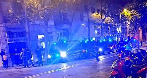 Dispositivo policial de desalojo del Bloc Llavors en Barcelona / TWITTER