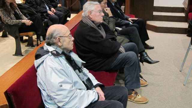 Fèlix Millet y Jordi Montull durante el juicio del 'caso Palau' / EUROPA PRESS