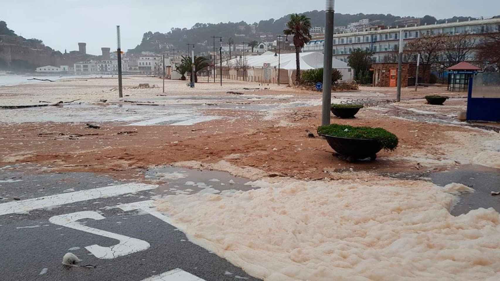 Inundaciones en Tossa de Mar por el temporal Gloria / EUROPA PRESS