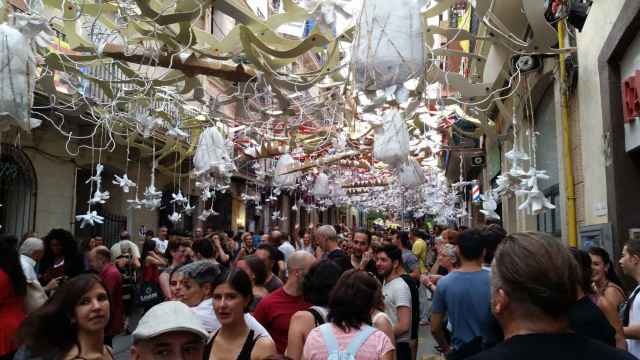Calle Verdi, una de las más concurridas en la Festa Major de Gràcia, en una imagen de archivo / CG