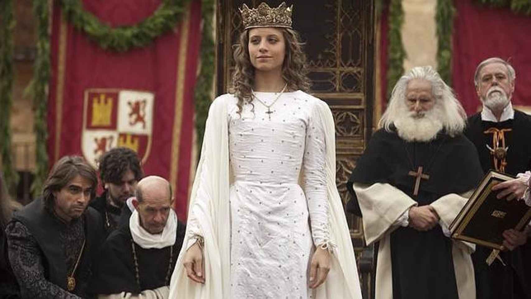Michelle Jenner, la actriz que encarna el personaje de Isabel de Castilla en una serie televisiva / RTVE