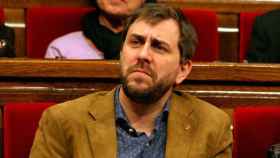 El consejero catalán de Salud, Toni Comín, en una sesión del Parlamento catalán / EFE
