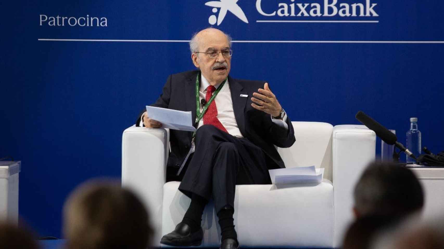 El exconsejero de Economía Andreu Mas-Colell en las jornadas del Círculo de Economía