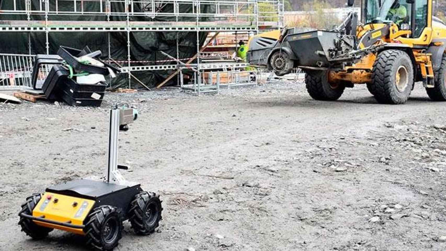 Un robot de Scaled Robotics en una obra / SCALED ROBOTICS