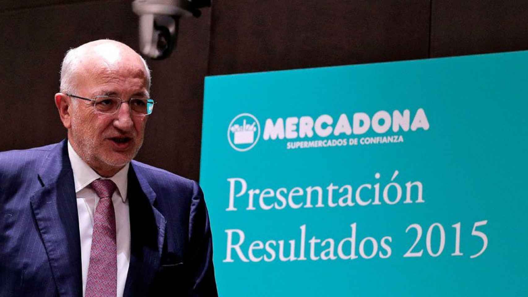 Juan Roig, presidente ejecutivo de Mercadona, durante la presentación de resultados / EFE