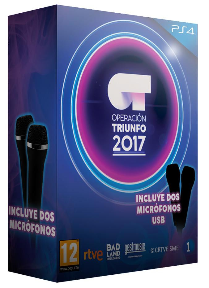 Pack 'Operación Triunfo 2017' con dos micrófonos / BADLAND GAMES
