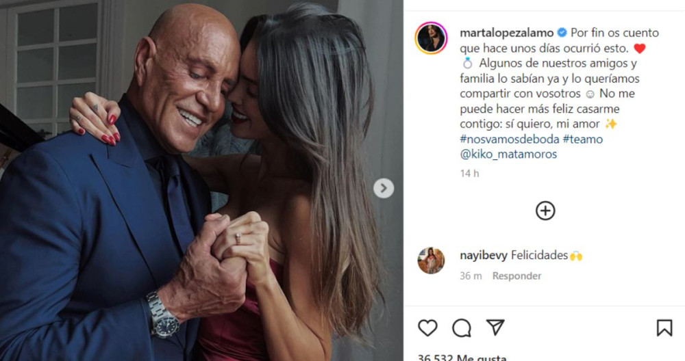 Kiko Matamoros y Marta López se casan / INSTAGRAM