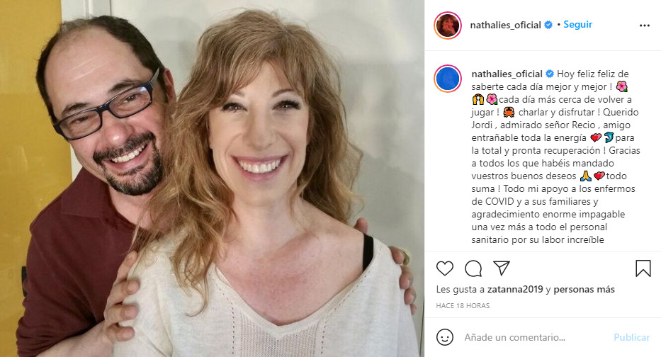 Jordi Sánchez y Nathalie Seseña / INSTAGRAM