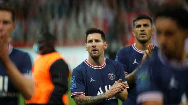 Leo Messi antes de su debut con el PSG, ante el Stade de Reims / EFE