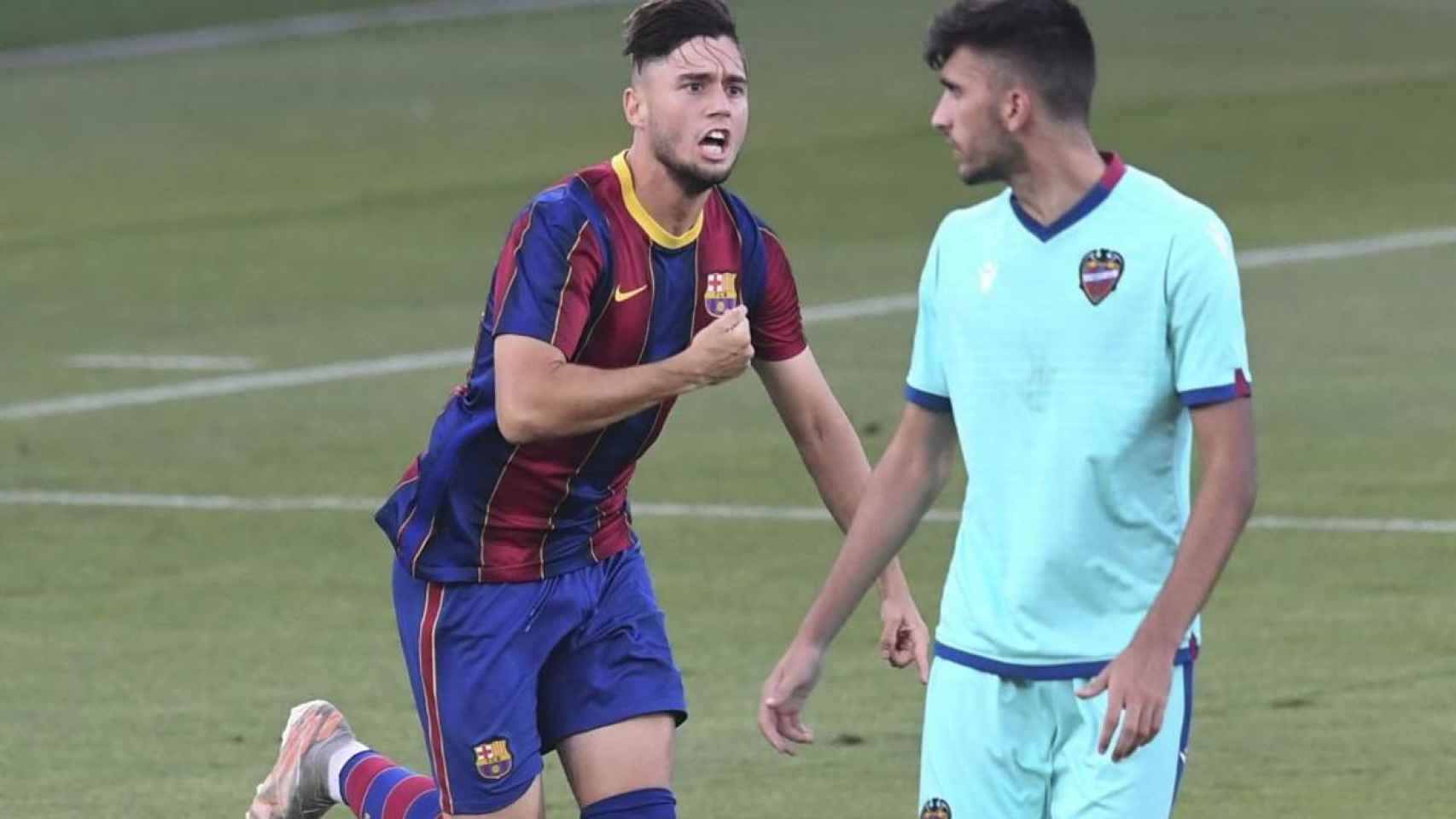 Jaume Jardí en un partido con el Juvenil A del Barça / FC Barcelona