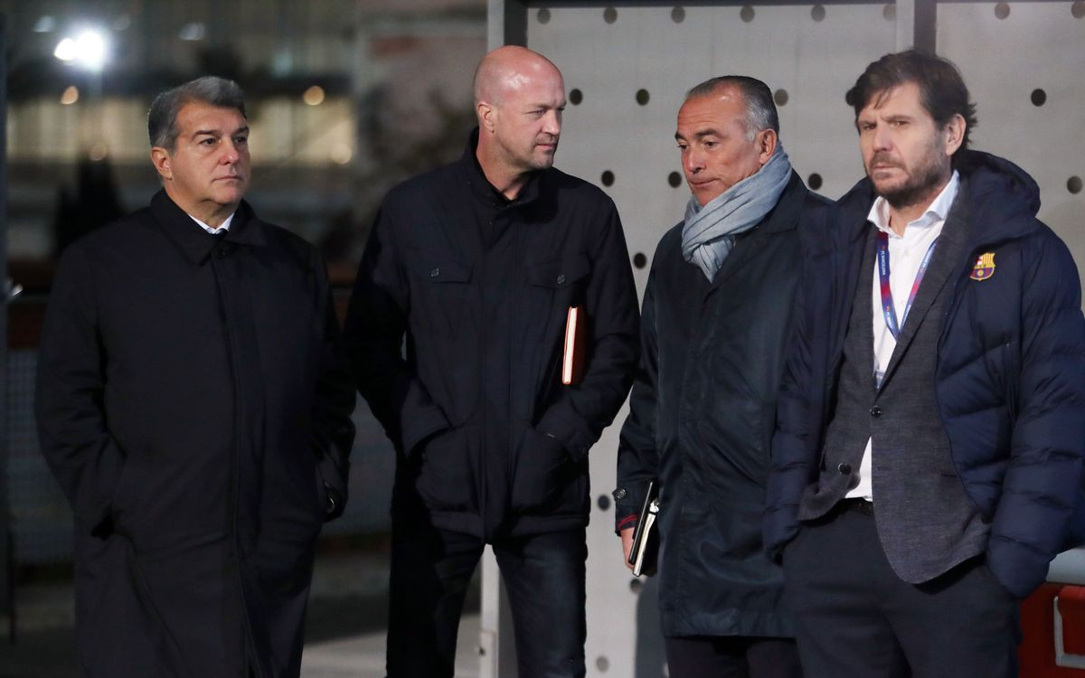 Alemany, Laporta, Yuste y Cruyff representan la cúpula deportiva del Barça / FCB