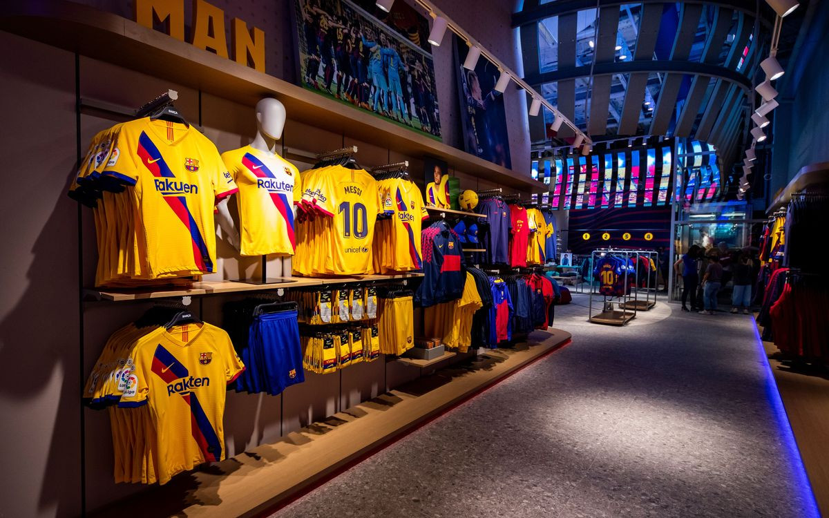 Imagen de archivo de una tienda del Barça con Nike / FC Barcelona