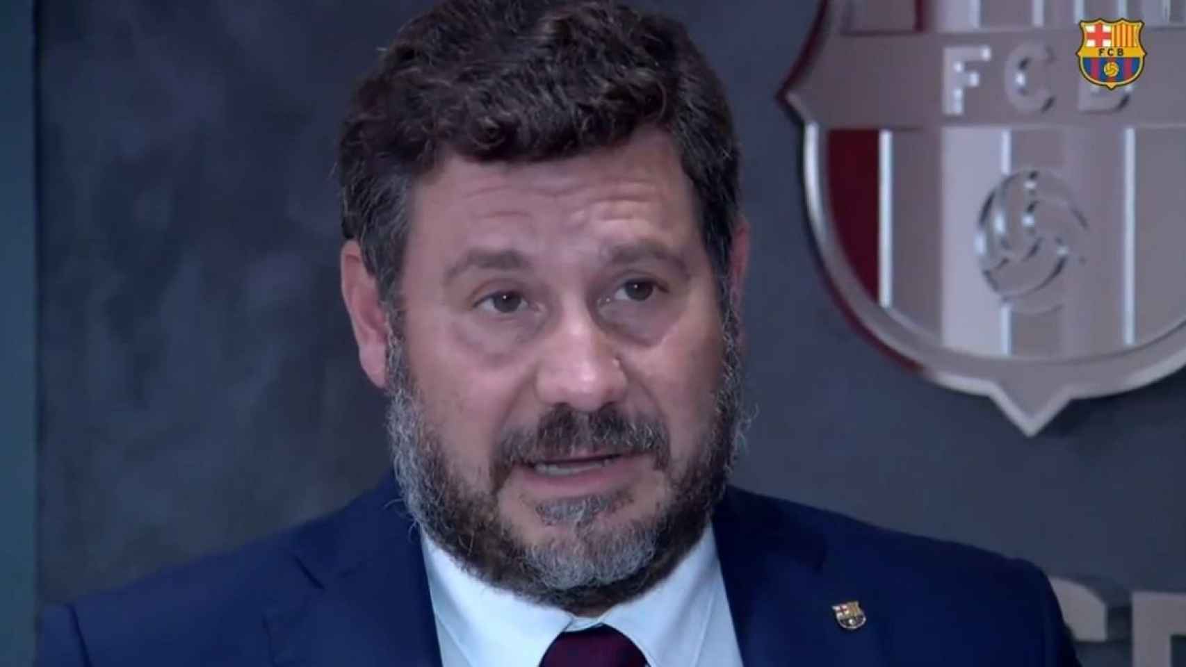 Eduard Romeu en la televisión del Barça / Barça TV
