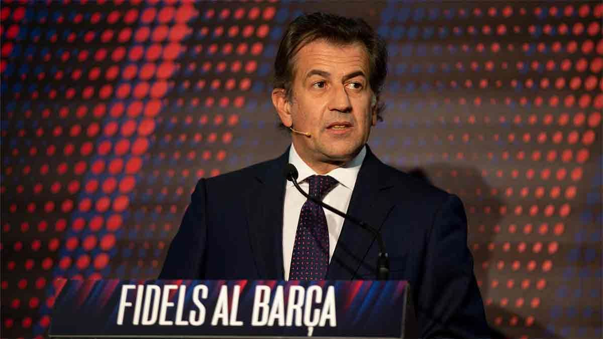 Toni Freixa en un acto de 'Fidels al Barça' / EFE