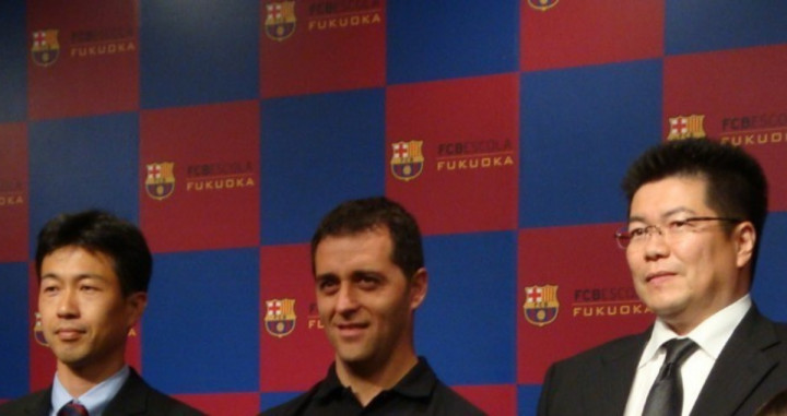 Miquel Puig en un acto del Barça Academy / FC Barcelona