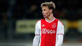 Una foto de Frenkie De Jong durante un partido con el Ajax / Twitter
