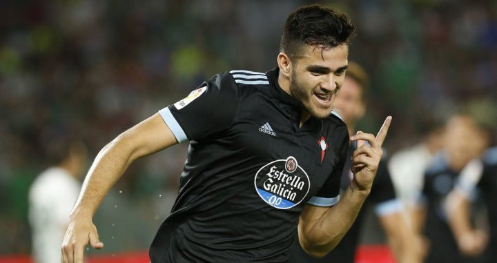 Maxi Gómez celebrando un gol con el Celta de Vigo / EFE