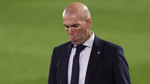 Zidane, en un partido con el Real Madrid | EFE