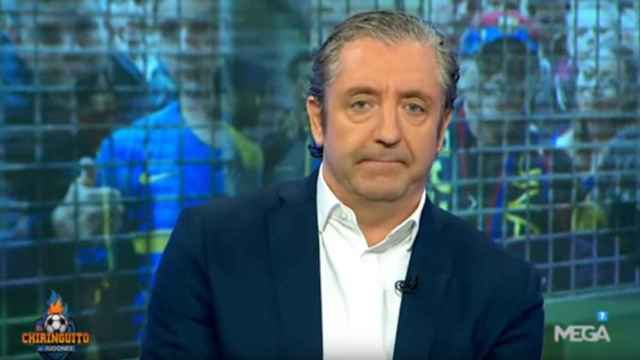 Una foto de Josep Pedrerol durante un programa de 'El Chiringuito de Jugones'