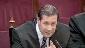 El abogado de la acusación popular de Vox Pedro Fernández durante la segunda jornada del juicio del 'procés' / EFE
