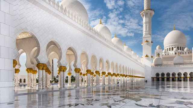 La gran mezquita Sheikh Zayed