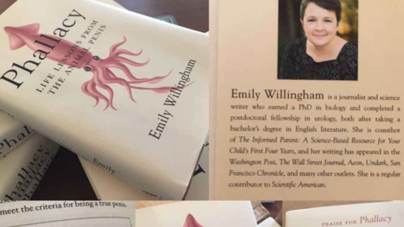 La portada del libro de Emily Willingham sobre el miembro viril / TWITTER