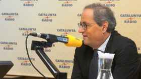 El presidente de la Generalitat de Cataluña, Quim Torra, en una entrevista en Catalunya Ràdio / EP