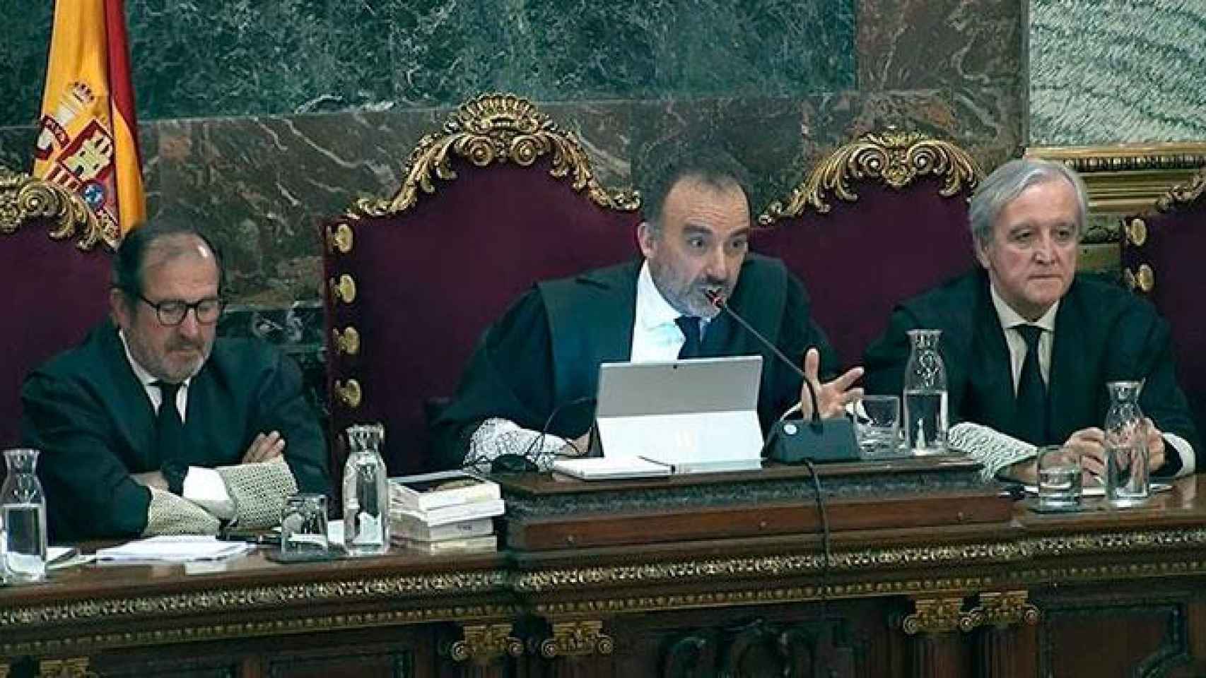 Manuel Marchena, presidente de la Sala Segunda del Tribunal Supremo, durante el conocido como juicio del 1-O / EFE