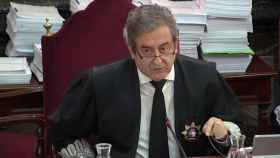 El fiscal de la sala, Javier Zaragoza, durante su intervención en el juicio del 'procés' / EFE