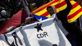 Protesta convocada por los CDR por la presencia del rey Felipe VI en Barcelona / EFE