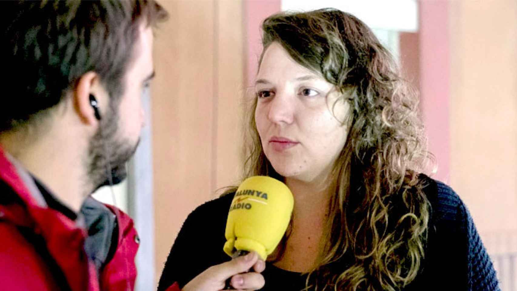 Montse Venturós, alcaldesa de la CUP de Berga, en un momento de la entrevista de este sábado / CG