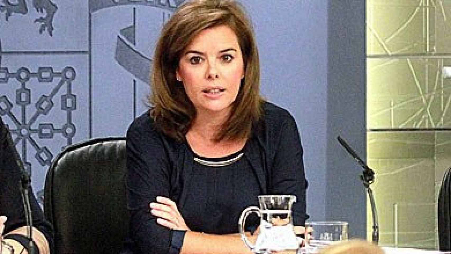 La vicepresidenta del Gobierno, Soraya Sáenz de Santamaría (PP)