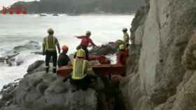 Espectacular rescate de los bomberos en Lloret de Mar / BOMBERS