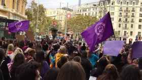 Una de las manifestaciones feministas organizadas en Barcelona en el último año / CG