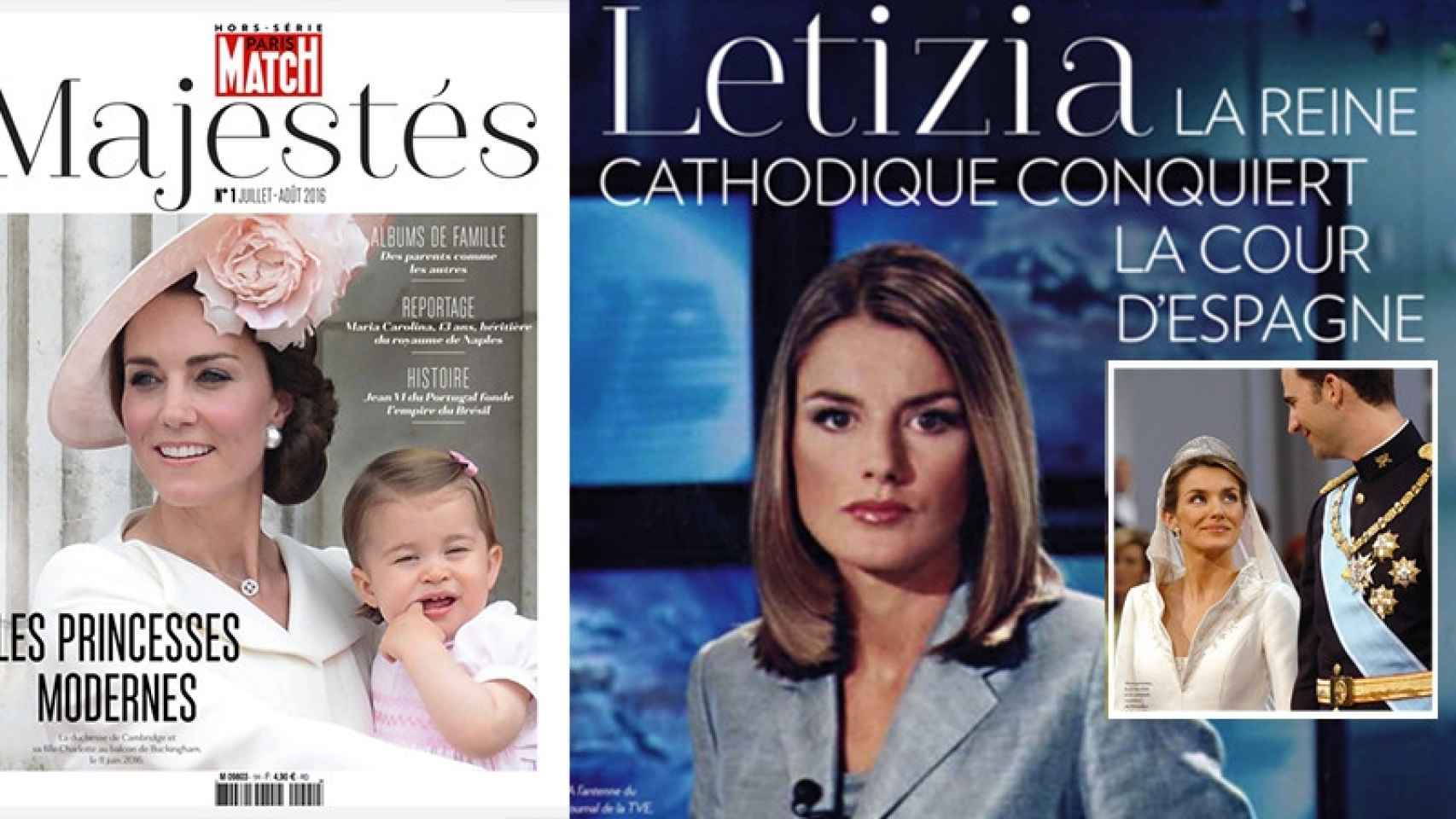 La reina Letizia en un reportaje sobre monarquía de Paris Match