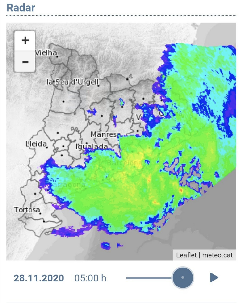 Meteorología en Cataluña durante el fin de semana / METEOCAT
