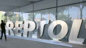 Detalle de la actual sede de Repsol, en Madrid / EP