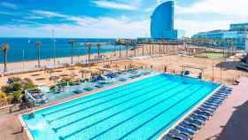 Imagen de una de las piscinas del CN Barcelona antes de su reforma / Cedida
