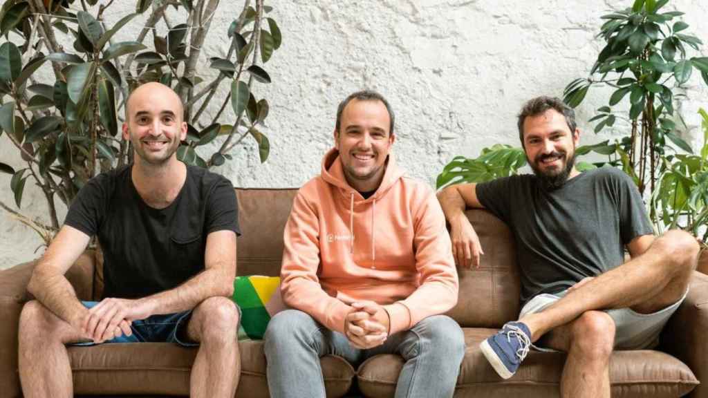 Fundadores de Factorial de izquierda a derecha: Pau Ramon, Bernat Farrero y Jordi Romero / CEDIDA