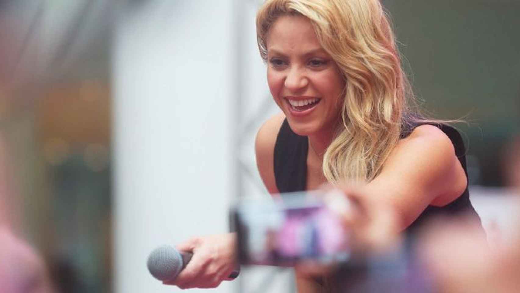 Shakira durante un concierto en Chile / CD