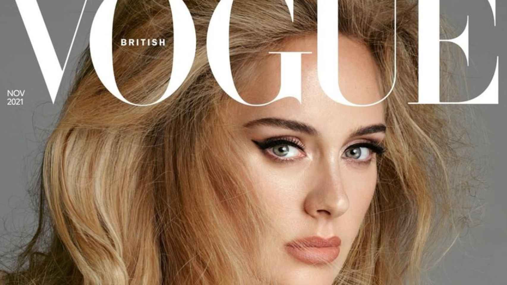 La cantante Adele para la versión británica de 'Vogue' / @adele