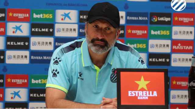 Rufete durante una rueda de prensa /RDC ESPANYOL