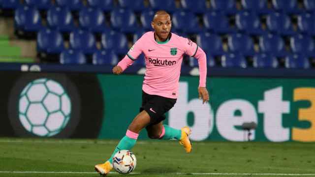 Braithwaite, en el partido ante el Getafe | FCB